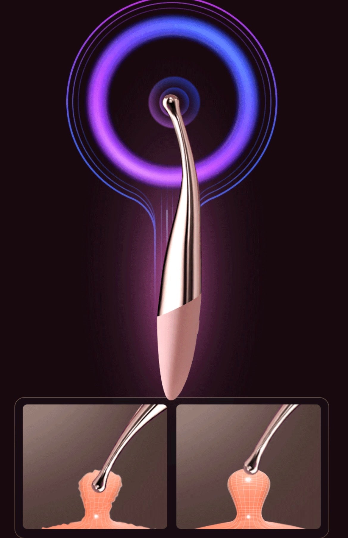 The Artemis | Rose Beam Massager